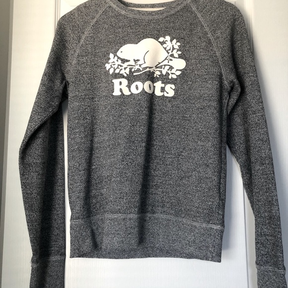 Roots- classic cabin Crew sweatshirt - Picture 1 of 5